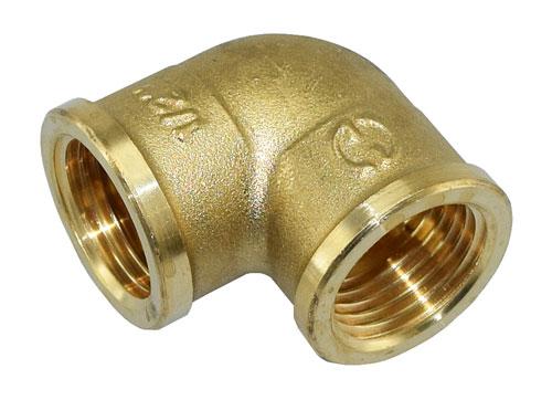 Kulma sisakierre 1/2" messinki