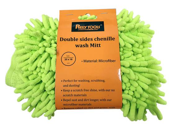 AUTOPESUKINNAS Mikrokuitu Chenille pesukinnas 25x18cm. 120g.