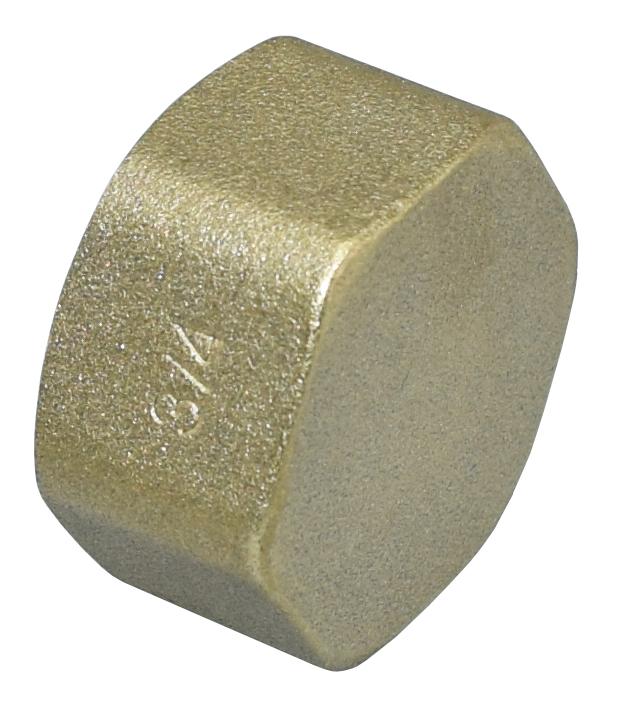 Hattu 3/4" messinki