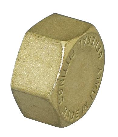 Hattu 1/2" messinki