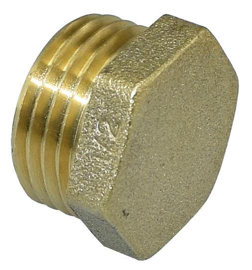 Tulppa 1/2" messinki