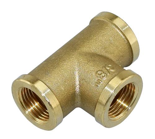 T-yhde 3/8" messinki