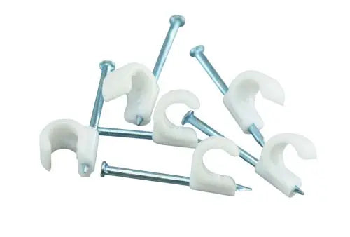 Naulakiinnike 3-5 mm valkoinen 25 kpl