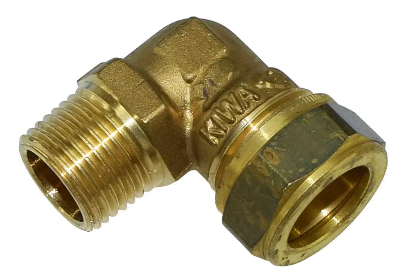 Puserrusliitin kulma ulkokierre ½"-18