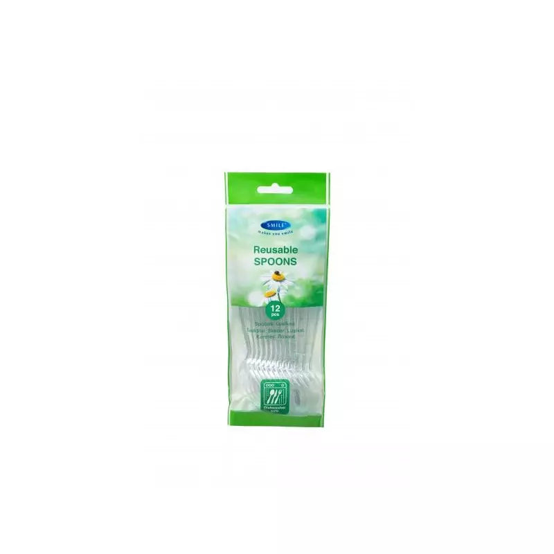 Smile Re-usable Ruokalusikka 12 kpl/pkt